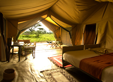 Olakira Camp, Guest Tent